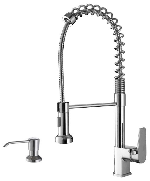 Ruvati RVF1216K1CH Commercial Kitchen Faucet