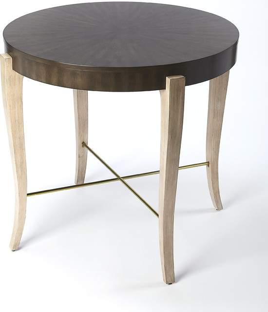 Butler Blanchard Black Coffee Wood Foyer Table Transitional Side Butler Blanchard Black Coffee Wood Foyer Table
