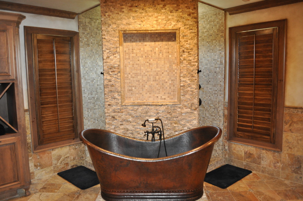Inspiration for a transitional bathroom remodel in Austin