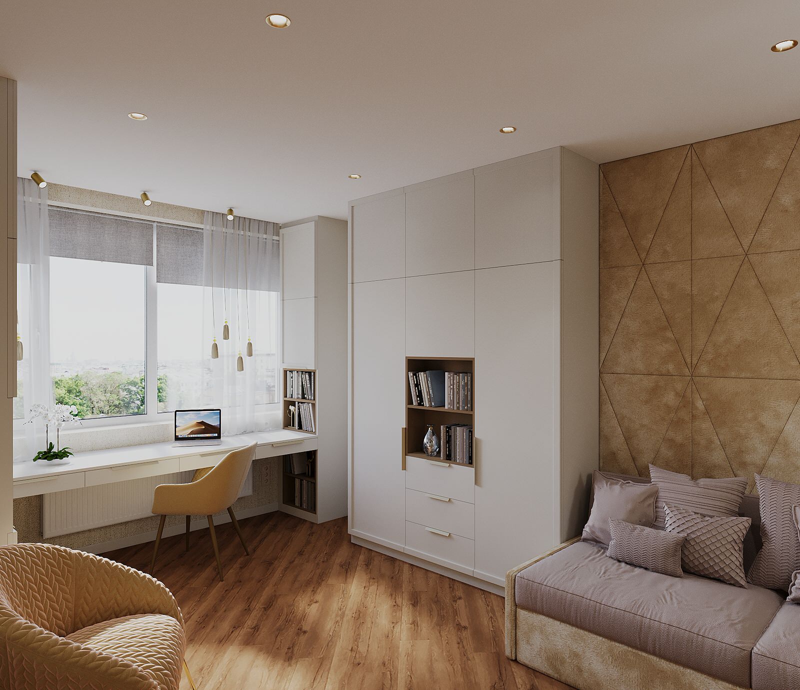 Интерьер 4-ёх комнатной квартиры_ "ПРИТЯЖЕНИЕ МАГМЫ"