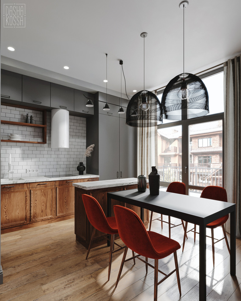 Двухуровневая квартира, шоу рум для девелоперов