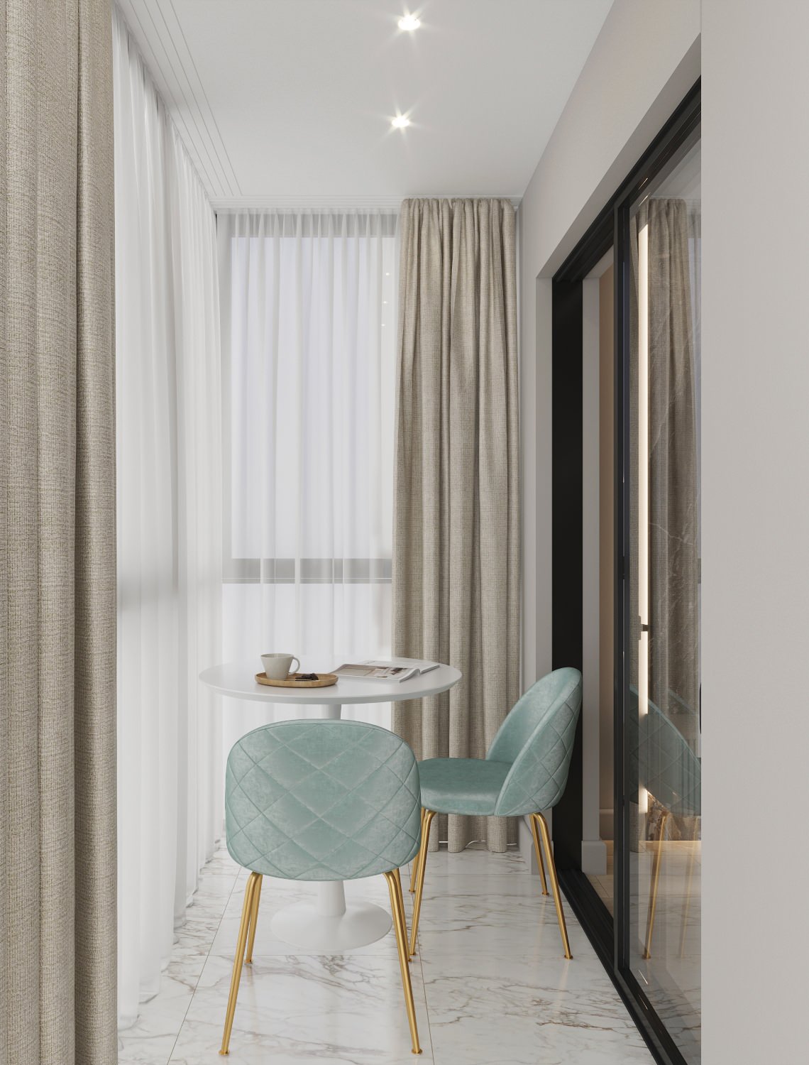 Проект квартиры 76 кв.м. 2022г.