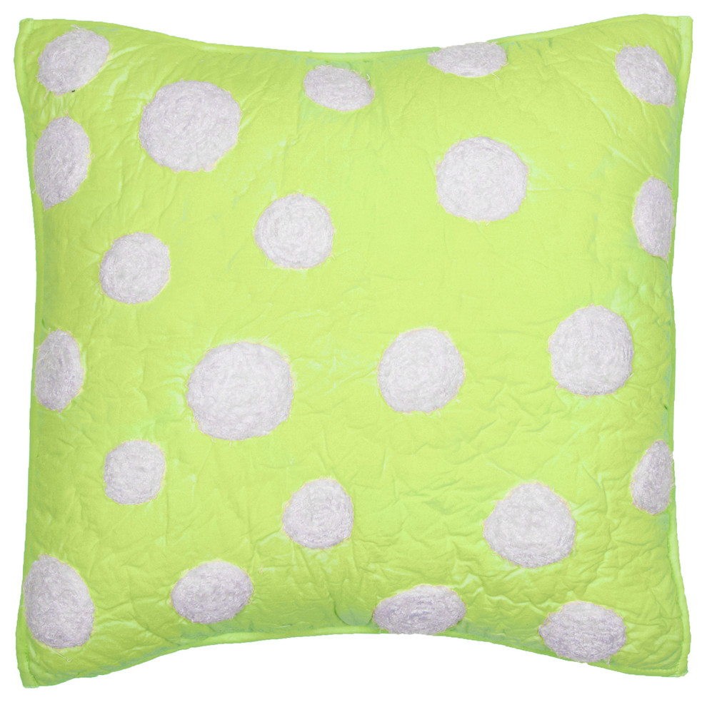 Ava Green Throw Pillow