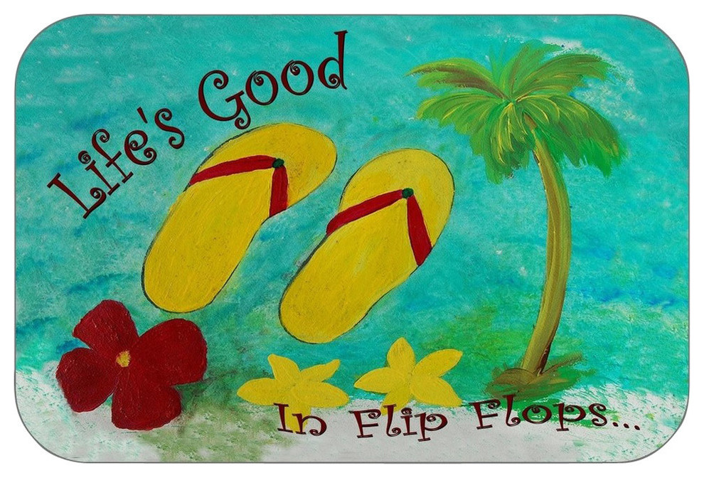 Flip Flops Start Yuor Day, 30"x20"