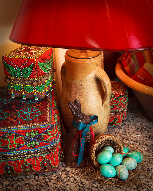 Decorating for Easter eclectic