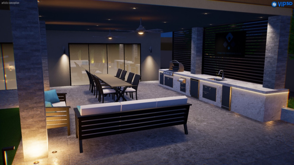 Fountain hills AZ modern pool design