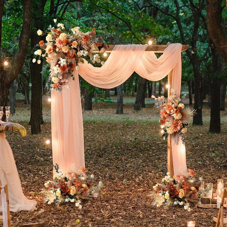 tendances déco mariage 2023 - champêtre