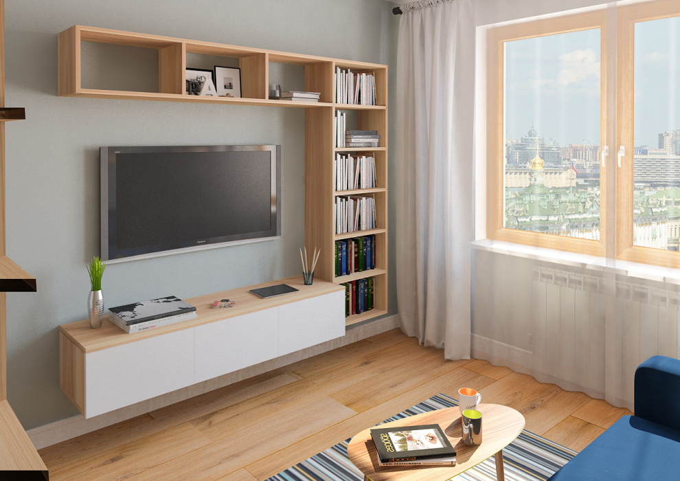 Интерьер трехкомнатной квартиры