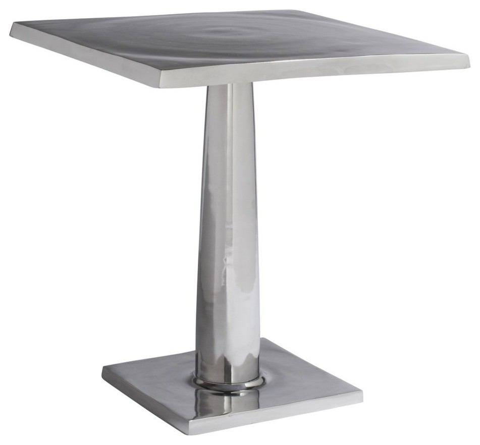 Allan Copley Designs Surina 22 Inch Square End Table in Cast Aluminum