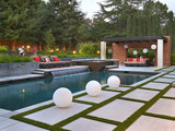 Contemporary Pool by Creative Environments