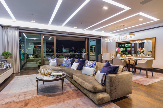 One Tower Bridge - residential development contemporary-living-room