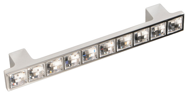 Miletus Large Bar Pull Cabinet Handle Chrome Swarovski Crystal Miletus Large Bar Pull Cabinet Handle Chrome Swarovski Crystal