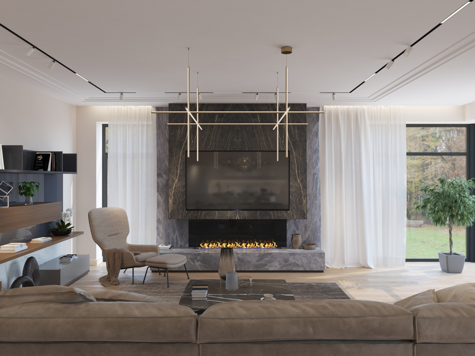 Интерьер загородного дома в Абакане.