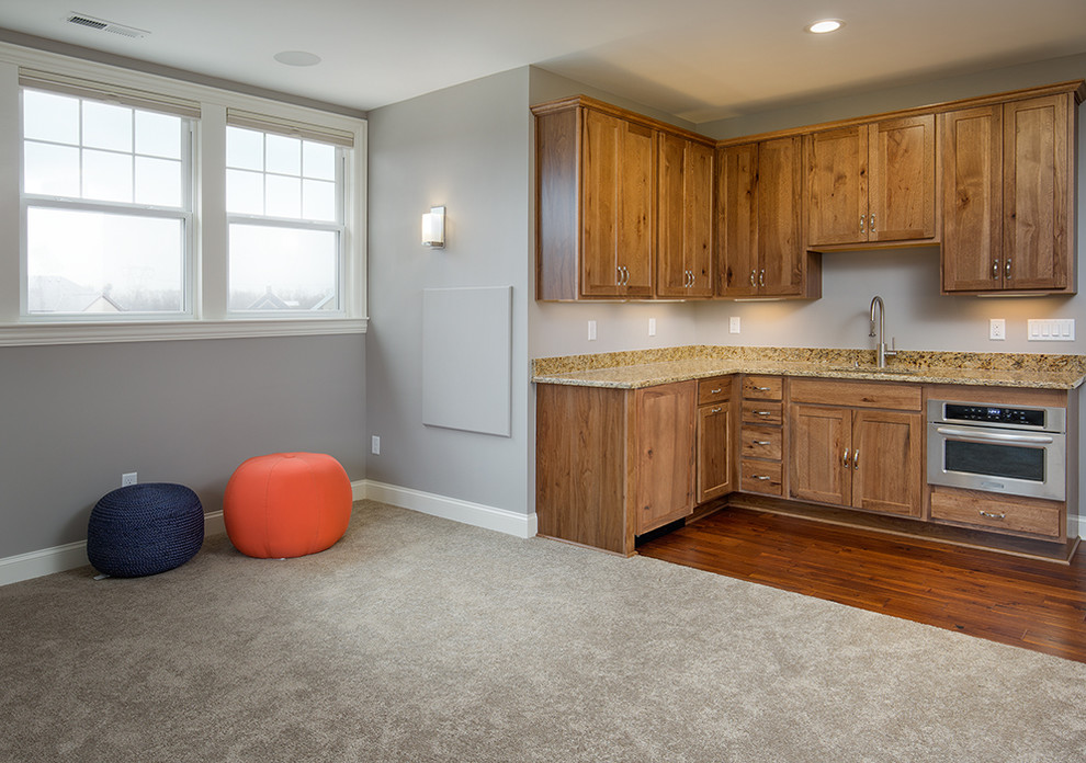 Transitional basement photo in Columbus