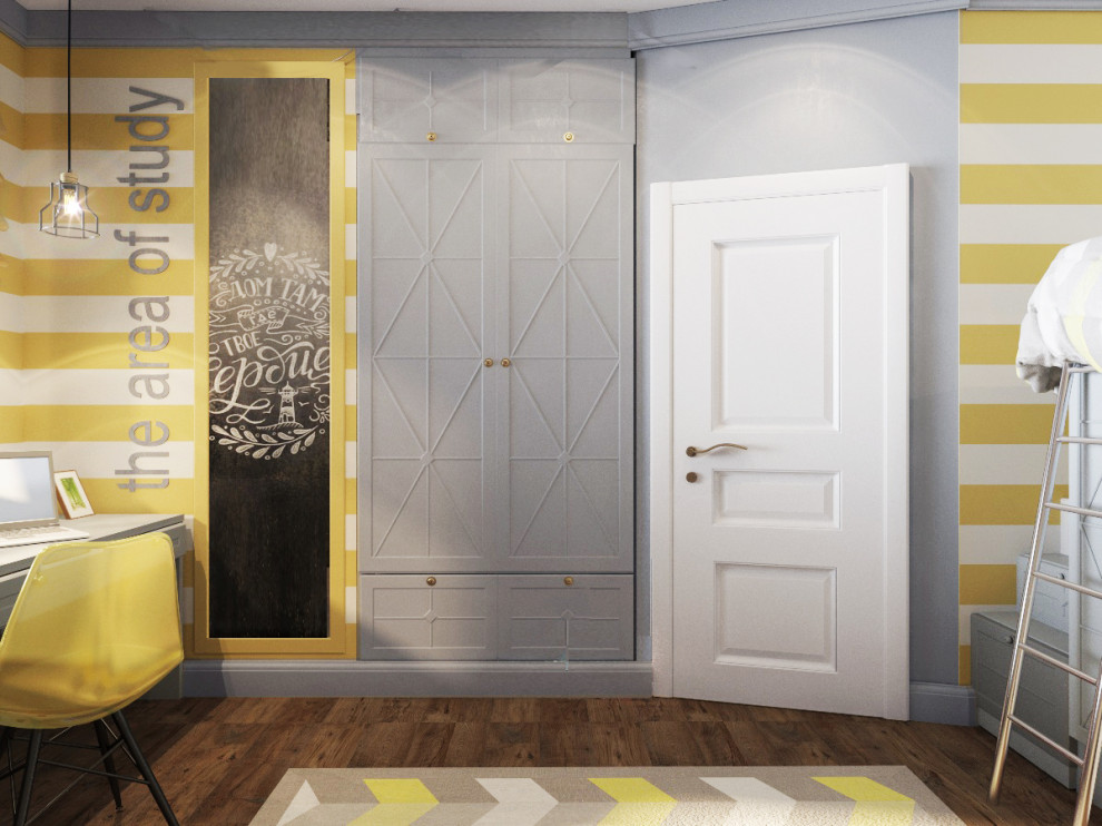 дестские комнаты в мансардных помещениях