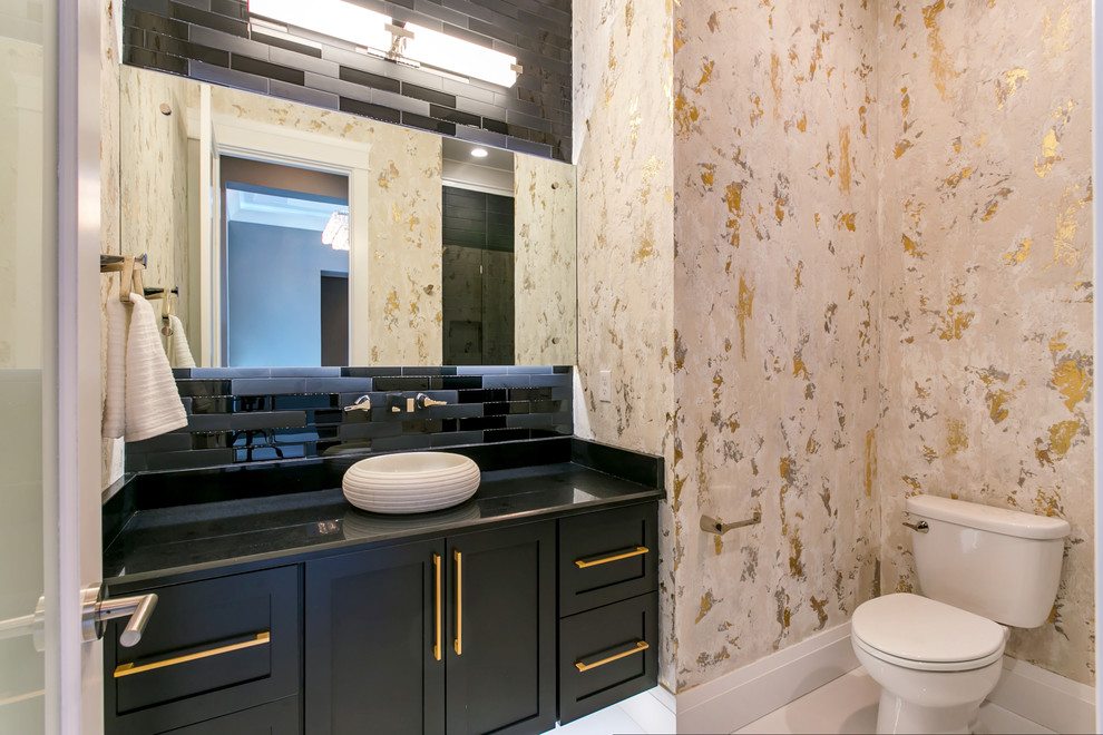 Viola E - Contemporary - Powder Room - Seattle - by Prodigy Homes Inc ...