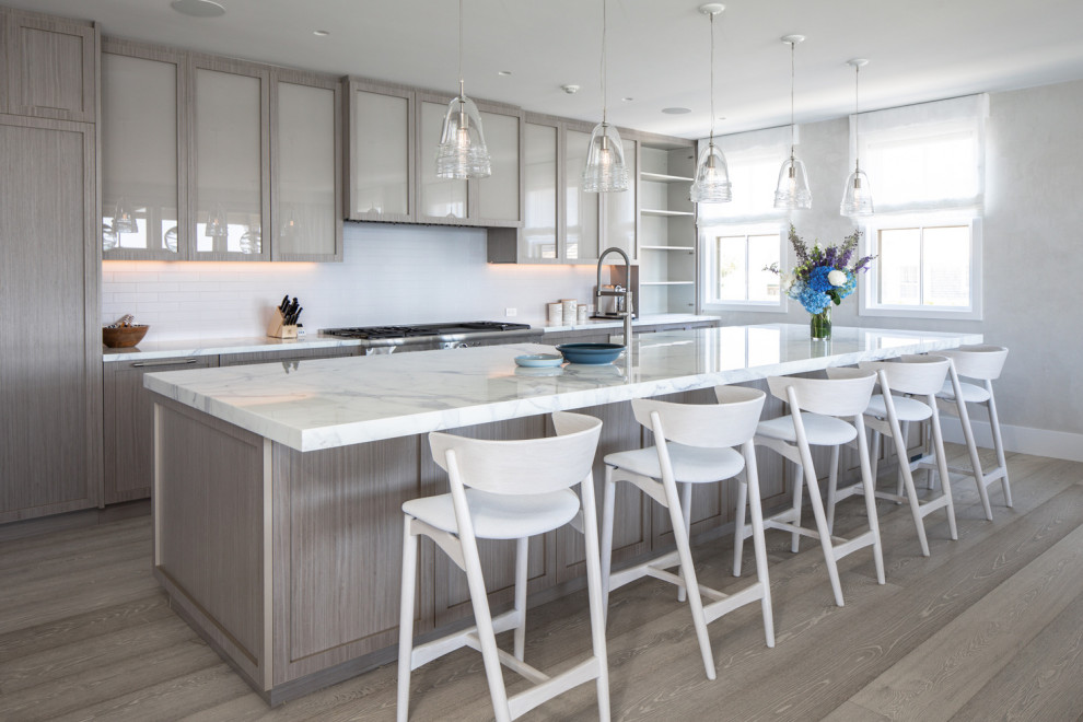 Modern Nantucket Nautical - Beach Style - Kitchen - New York - by Betty ...