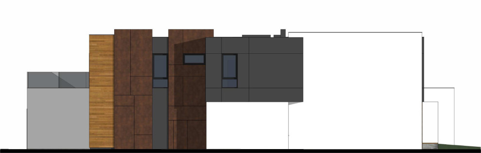 Индивидуальный жилой дом A612 в коттеджном поселке «Алые Паруса»