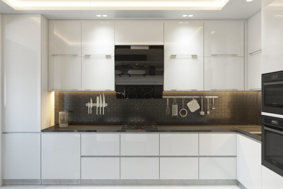 Современный дизайн просторной квартиры