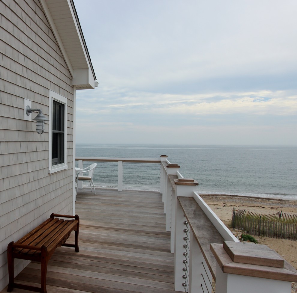 Inspiration for a beach style deck in Providence.