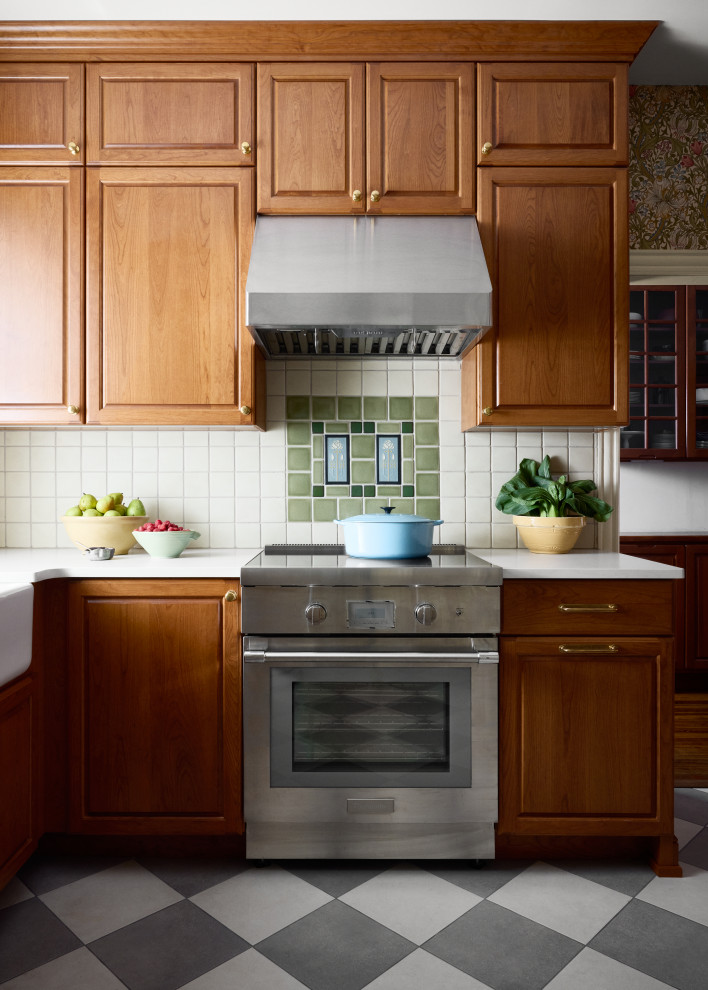 Kitchen - craftsman kitchen idea in Philadelphia