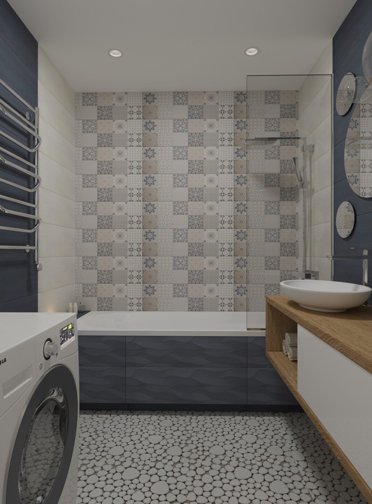 Дизайн ванной комнаты проект "И"