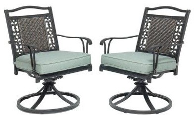 Martha Stewart Living Patio Furniture. Bellaire Swivel Rocker Patio Dining Chair