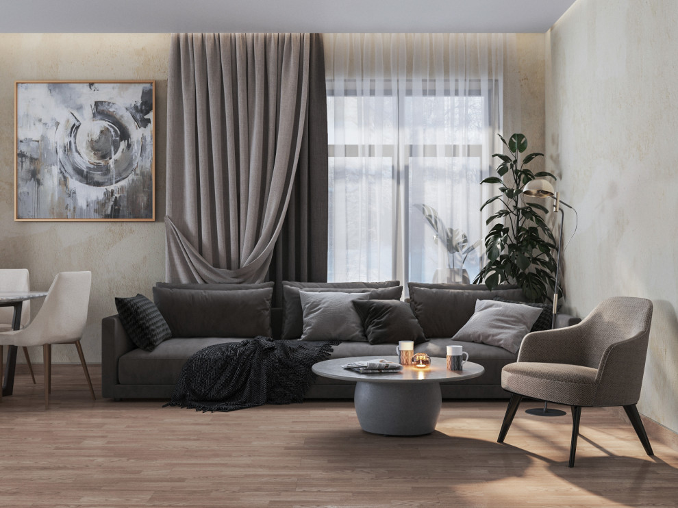 Проект кухни-гостиной "FANNIPOL"