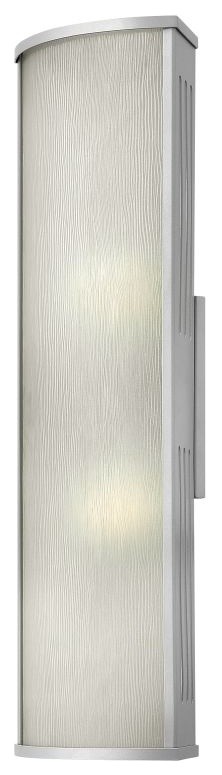 Hinkley District 1 Light Titanium Outdoor Wall Light, 2115TT-GU24