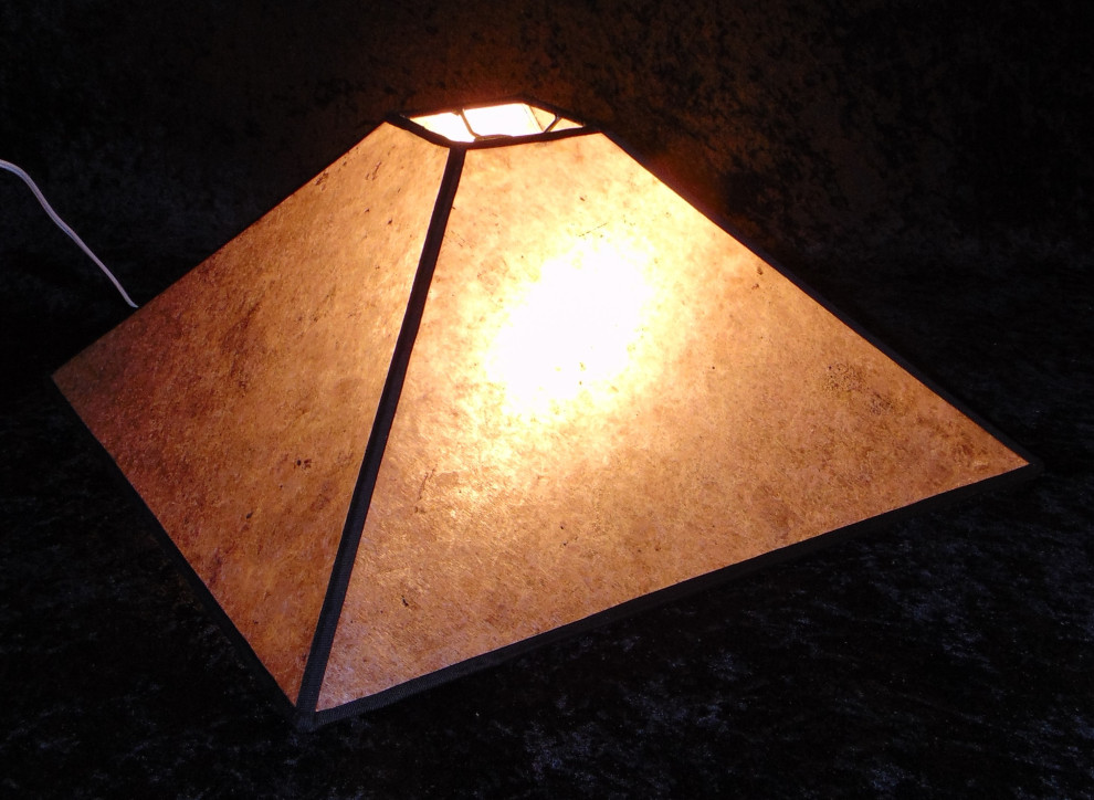 square mica lamp shade