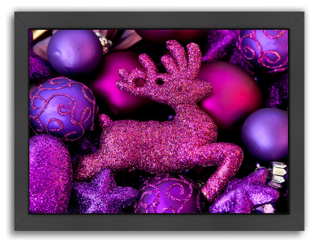 Pink Glitter Deer Contemporary Prints And Posters by Americanflat