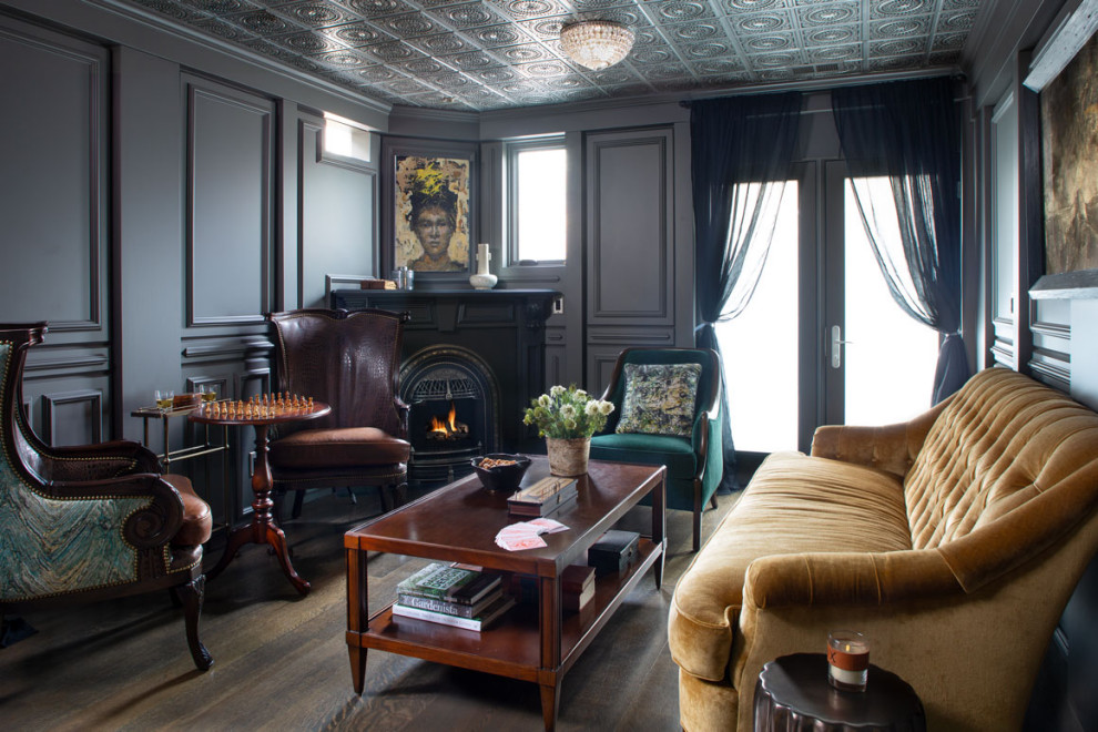 Eclectic home design photo in Denver