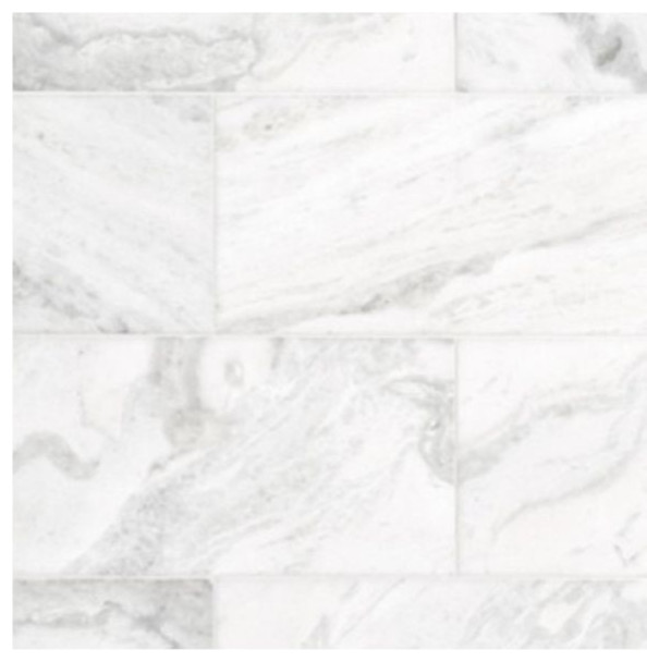 sahara carrara 12x24 polished marble tile 4x4 or 6x6 sample