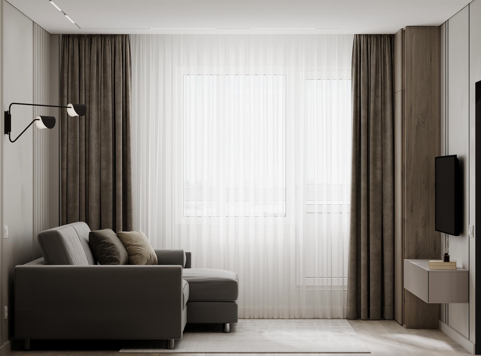 Интерьер квартиры в ЖК "Гармония"