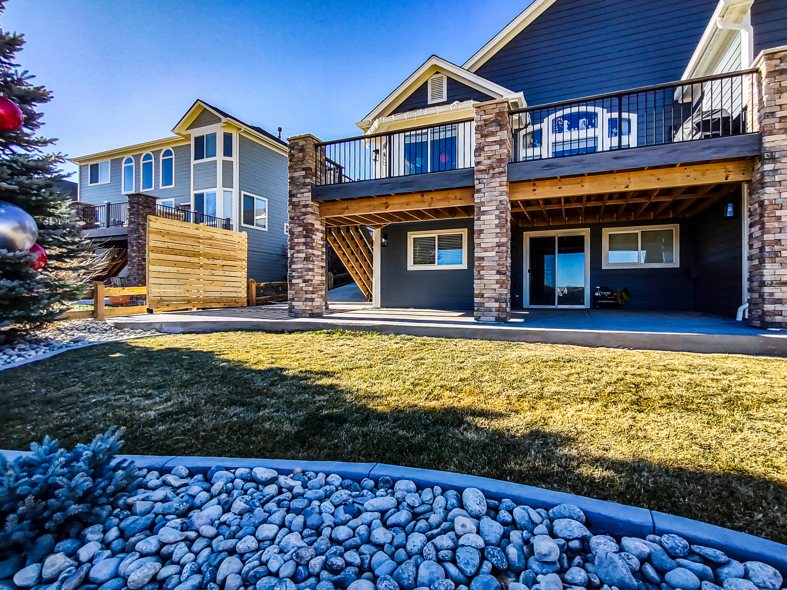 New Patio, Deck, Walkway, Privacy wall, Hardscape