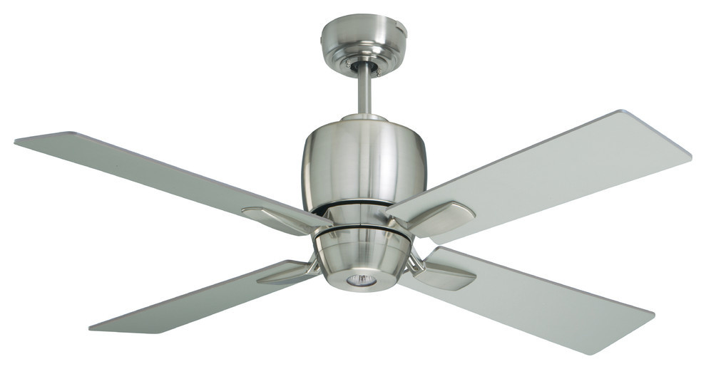 Emerson Fans Veloce Brushed Steel 46'' Wide Ceiling Fan with Light