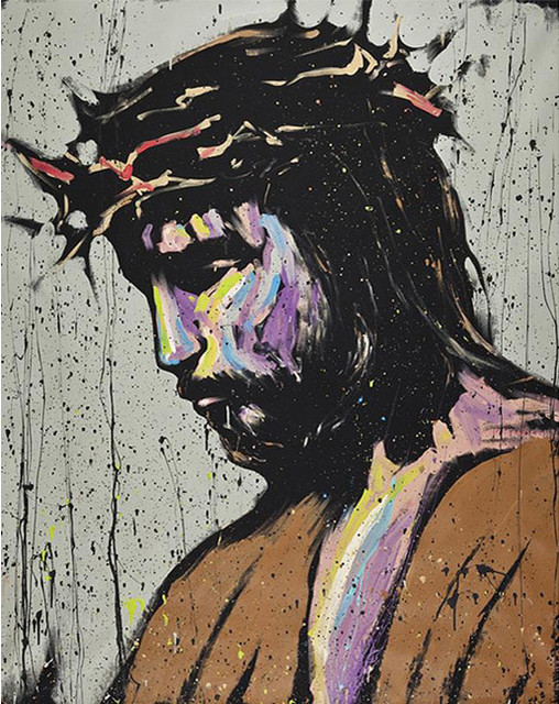 David Garibaldi Jesus Savior Gallery-wrapped Canvas Art