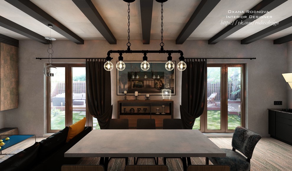 Кухня-студия in LOFT STYLE