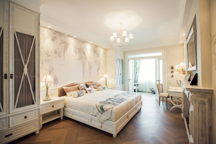 "В Красках Весны" Проект квартиры на Ярцевой (Москва)