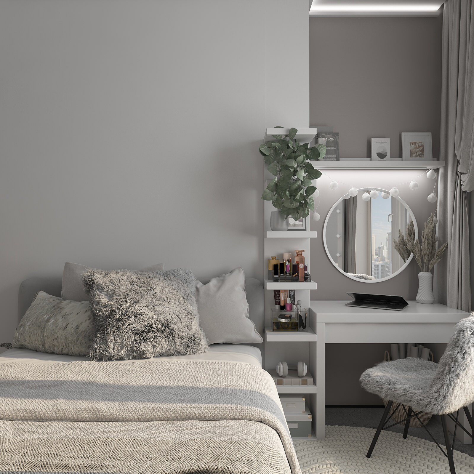 Пространство для семьи с двумя детьми. Москва, ЖК Западный порт