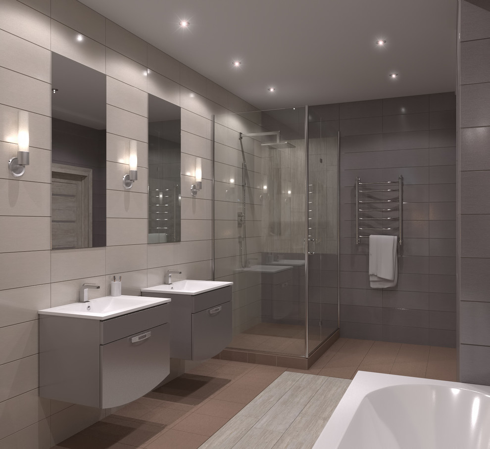 Ванная комната на 2 этаже