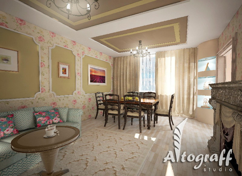 Дизайн двухкомнатной квартиры на Комсомольской