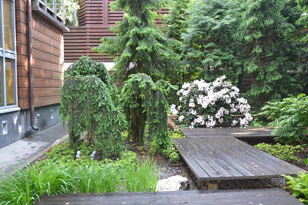 Сад с японским характером в КП Ландшафт