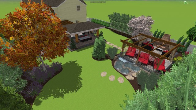 Landscape Designs transitional-rendering