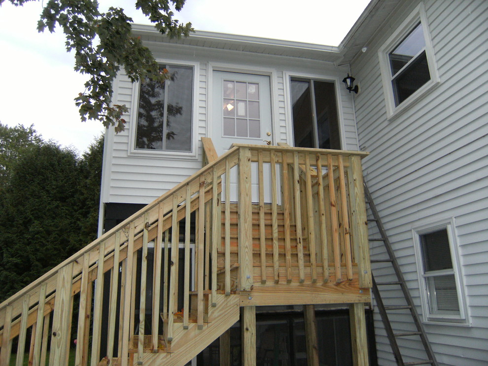 Second Story Sunroom Addition + Stairs