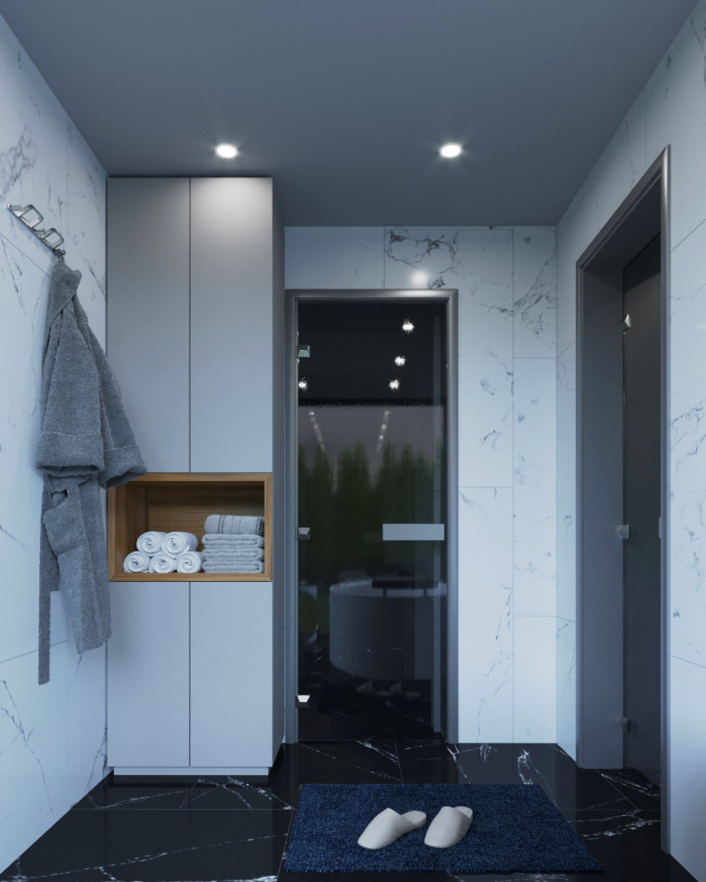 Баня в загородном доме в Можайском районе