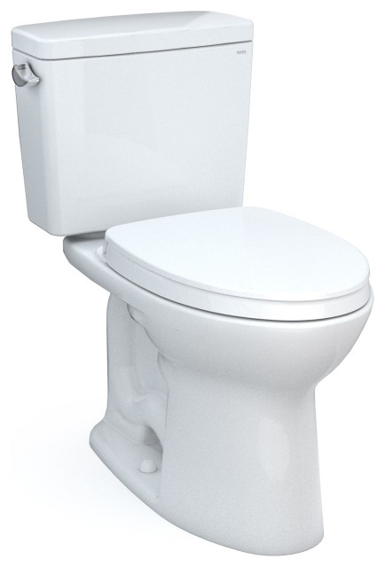 TOTO MS776124CEG#01 Drake 2-Piece 1.28 GPF Toilet with SoftClose Seat