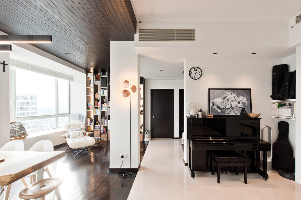 This is an example of a contemporary home in Singapore.