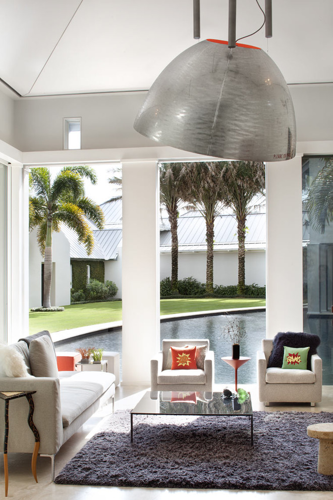 Modern verandah in Miami.