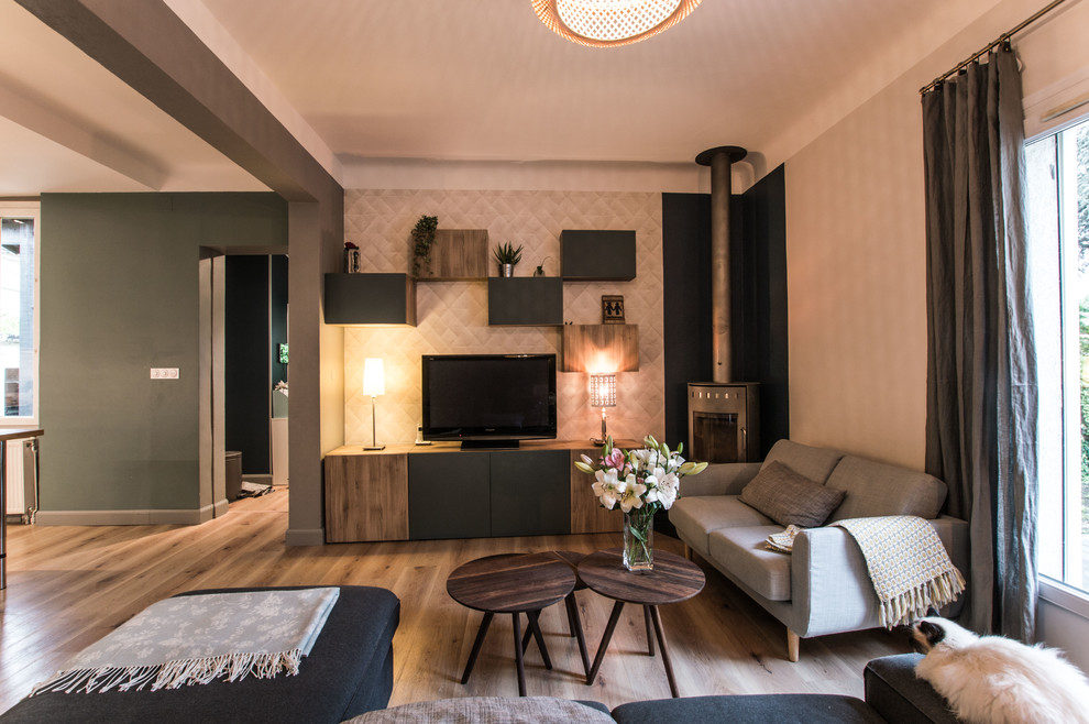 Design ideas for a contemporary home in Lyon.